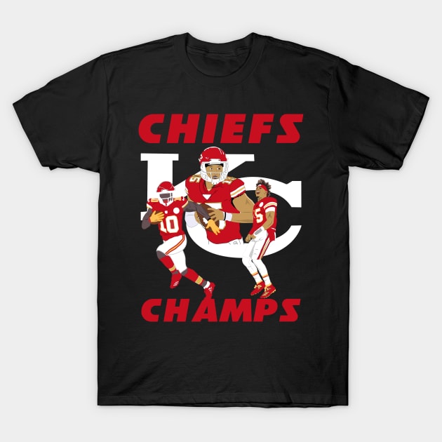 Chiefs T-Shirt by FootballBum